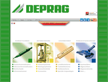 Tablet Screenshot of deprag.nl