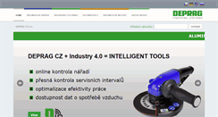 Desktop Screenshot of deprag.cz